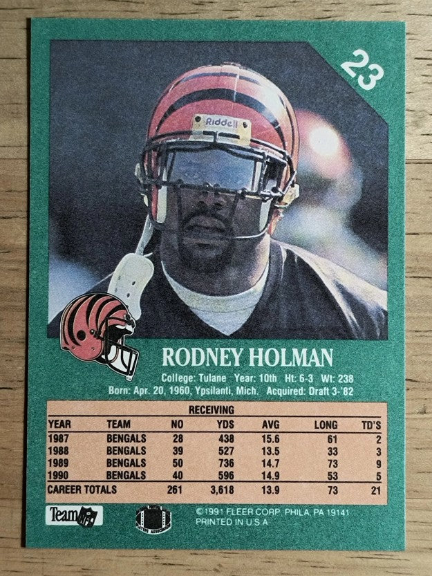 1991 Fleer #23 Rodney Holman