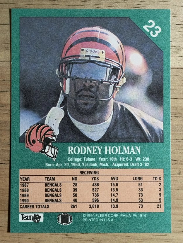 1991 Fleer #23 Rodney Holman