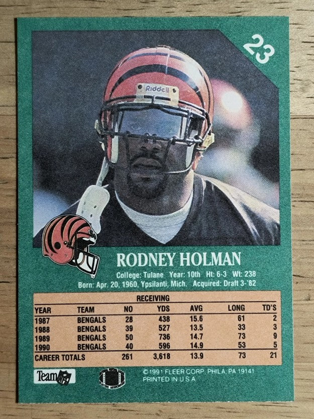 1991 Fleer #23 Rodney Holman