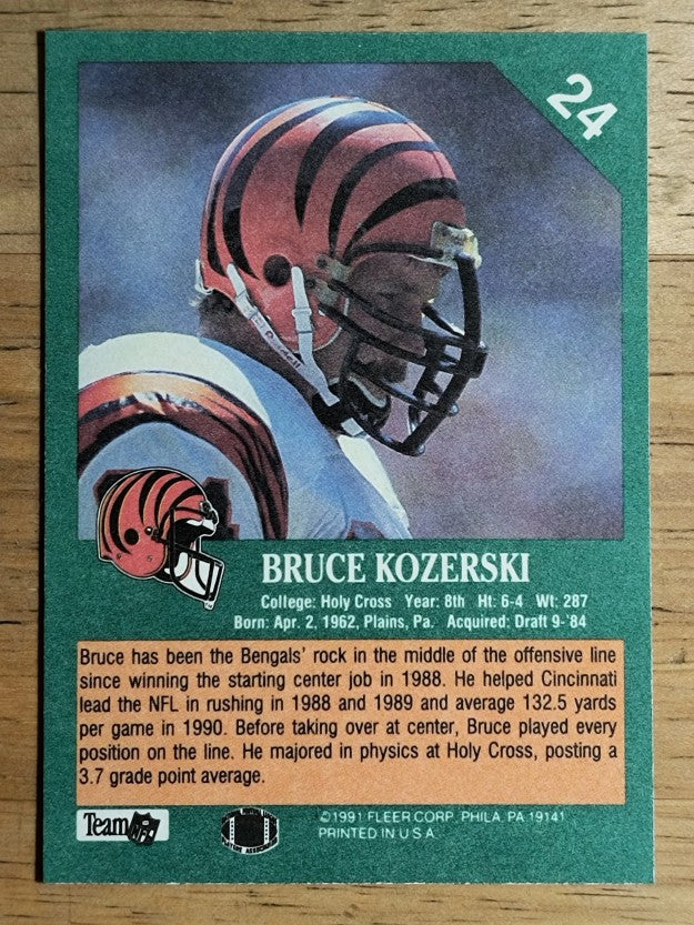 1991 Fleer #24 Bruce Kozerski