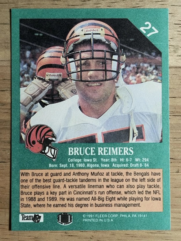 1991 Fleer #27 Bruce Reimers