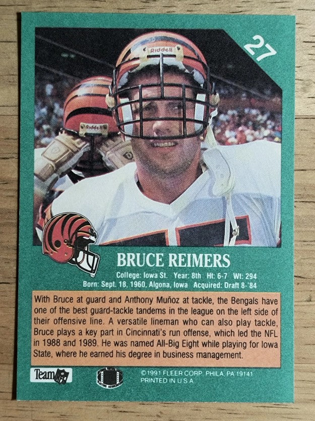 1991 Fleer #27 Bruce Reimers
