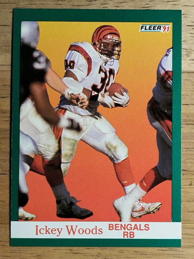 1991 Fleer #28 Ickey Woods