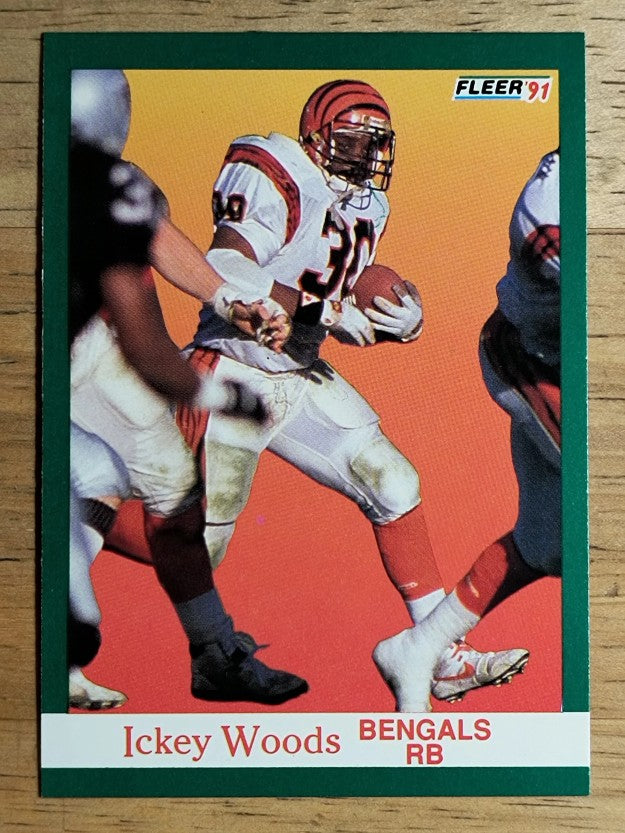 1991 Fleer #28 Ickey Woods