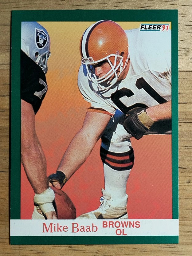 1991 Fleer #30 Mike Baab