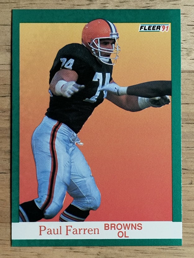 1991 Fleer #33 Paul Farren
