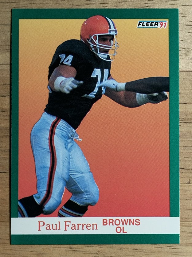 1991 Fleer #33 Paul Farren