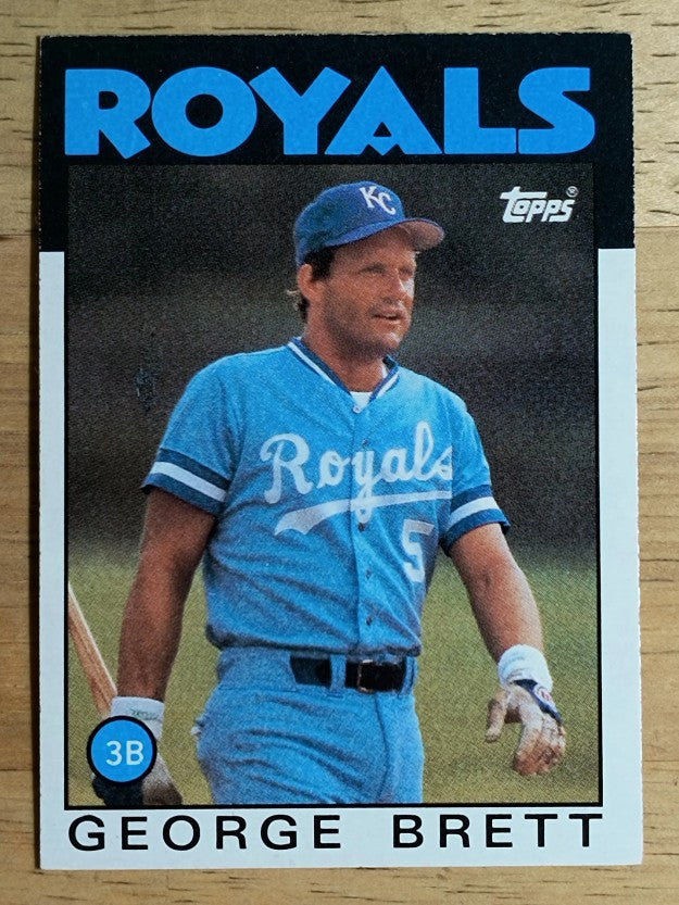 1986 Topps #300 George Brett