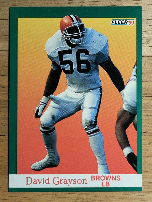 1991 Fleer #35 David Grayson
