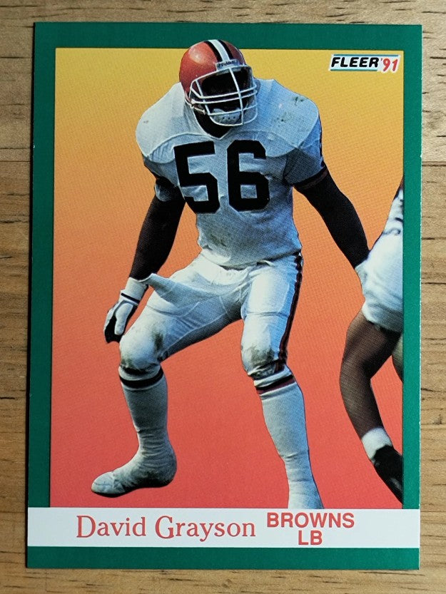 1991 Fleer #35 David Grayson