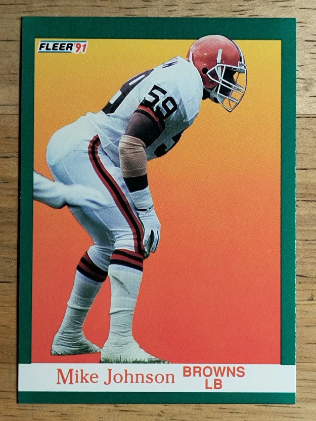 1991 Fleer #36 Mike Johnson