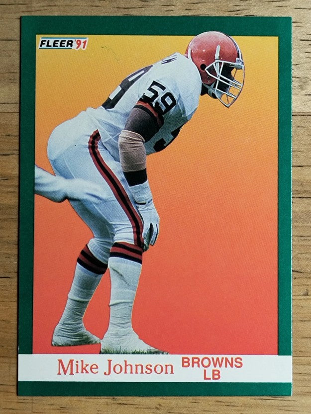 1991 Fleer #36 Mike Johnson
