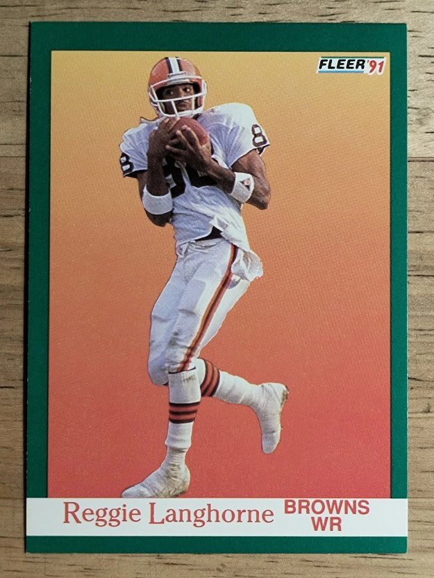 1991 Fleer #37 Reggie Langhorne