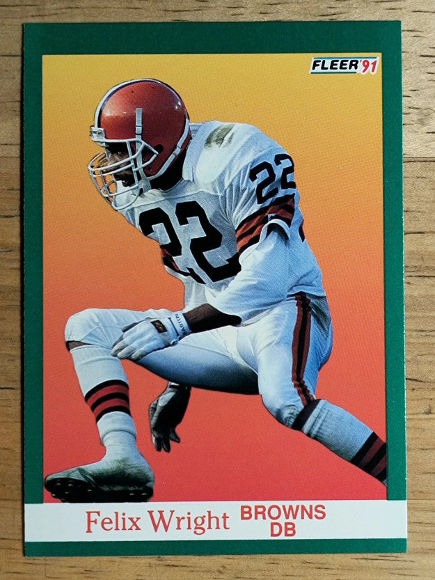 1991 Fleer #42 Felix Wright