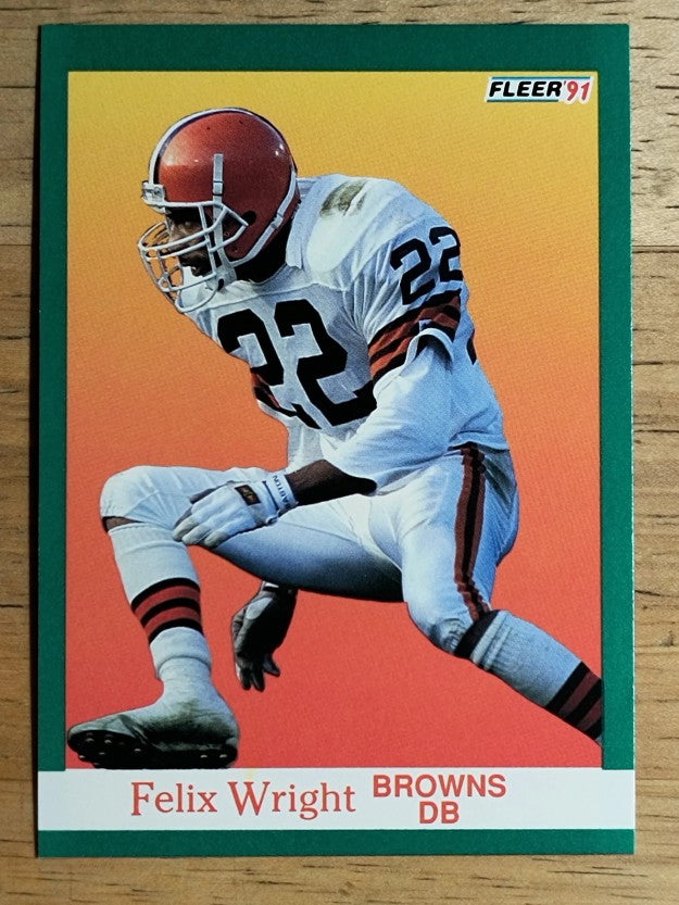 1991 Fleer #42 Felix Wright