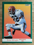 1991 Fleer #42 Felix Wright