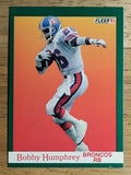 1991 Fleer #47 Bobby Humphrey