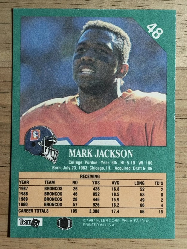 1991 Fleer #48 Mark Jackson