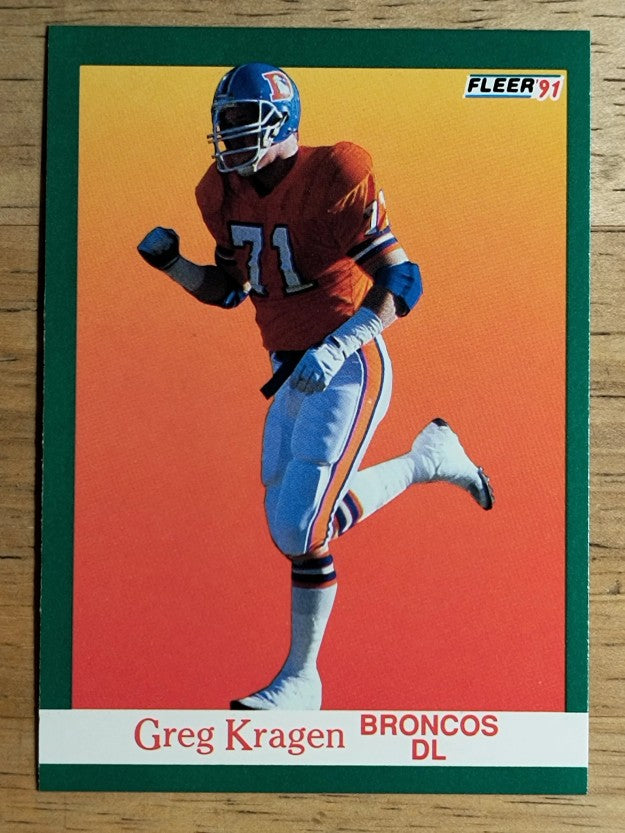 1991 Fleer #51 Greg Kragen