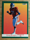 1991 Fleer #51 Greg Kragen
