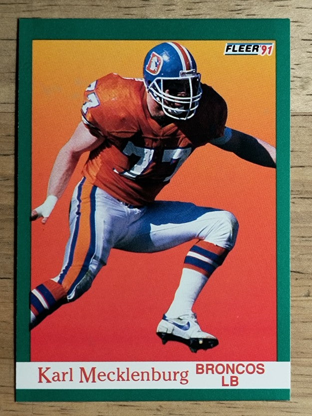 1991 Fleer #52 Karl Mecklenburg