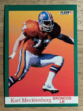 1991 Fleer #52 Karl Mecklenburg