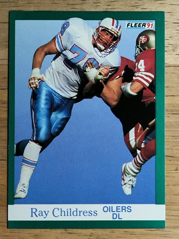 1991 Fleer #58 Ray Childress