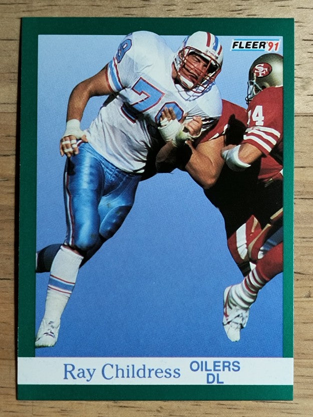 1991 Fleer #58 Ray Childress