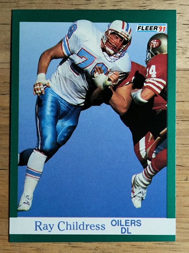 1991 Fleer #58 Ray Childress