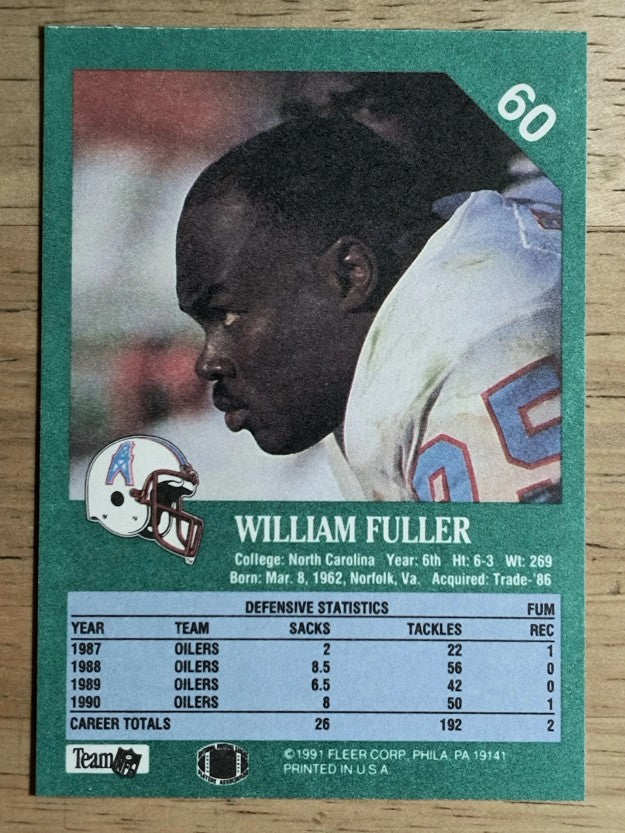 1991 Fleer #60 William Fuller