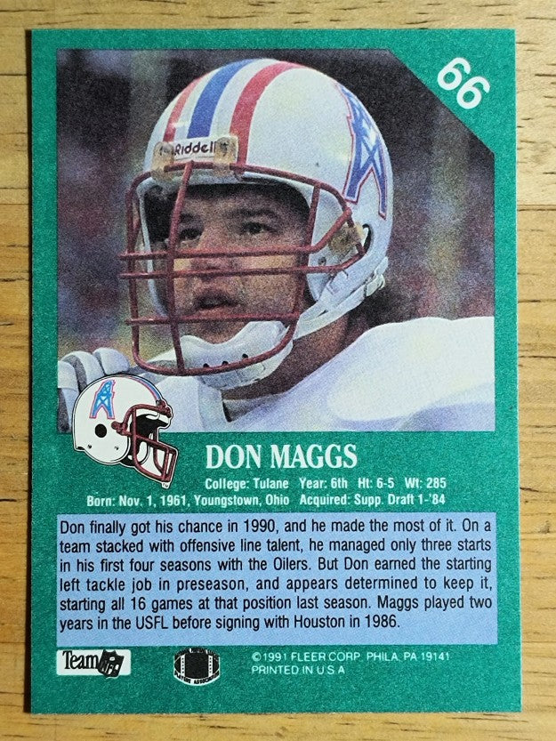 1991 Fleer #66 Don Maggs