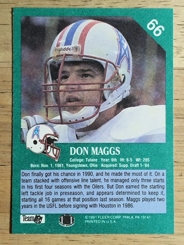 1991 Fleer #66 Don Maggs
