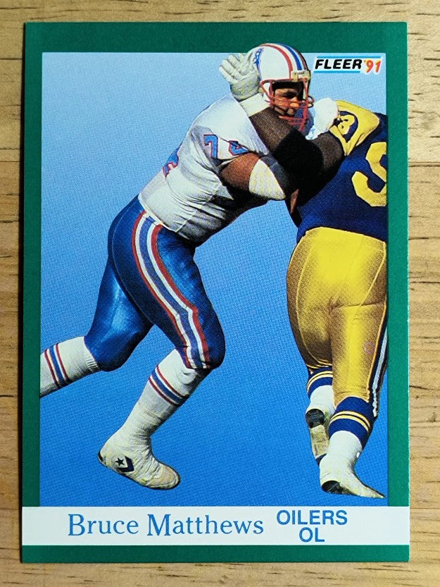 1991 Fleer #67 Bruce Matthews
