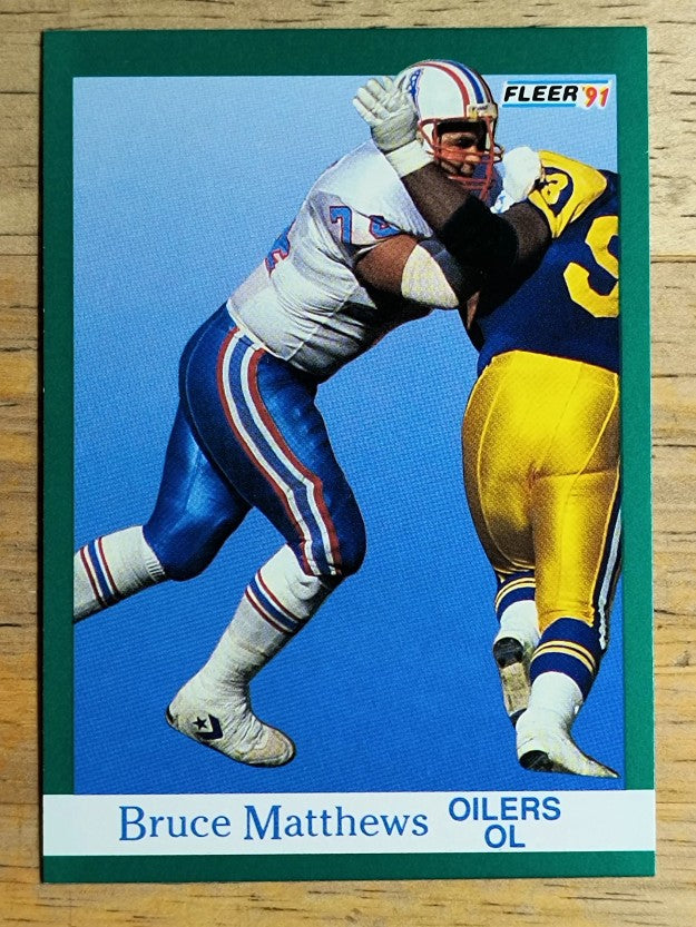 1991 Fleer #67 Bruce Matthews
