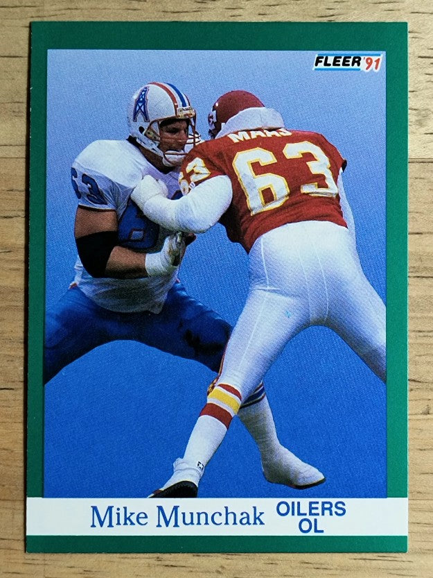 1991 Fleer #71 Mike Munchak