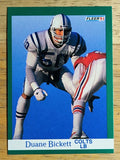 1991 Fleer #77 Duane Bickett