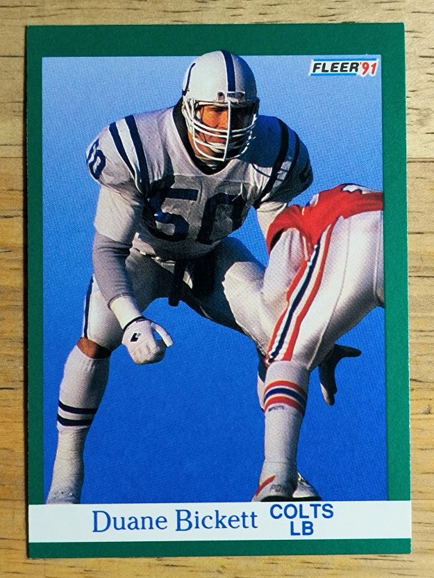 1991 Fleer #77 Duane Bickett