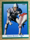 1991 Fleer #77 Duane Bickett