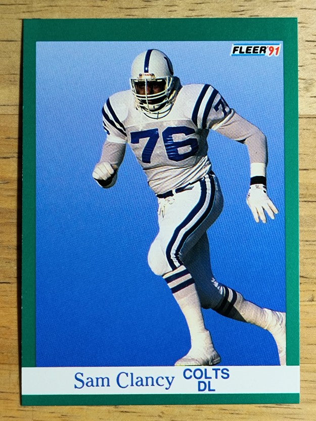 1991 Fleer #79 Sam Clancy