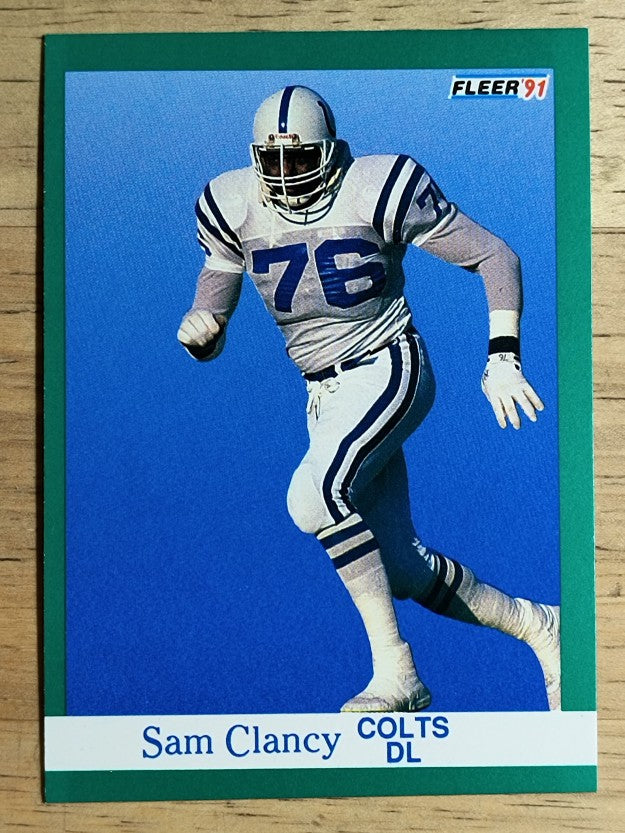 1991 Fleer #79 Sam Clancy
