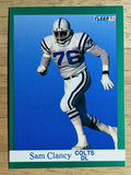 1991 Fleer #79 Sam Clancy