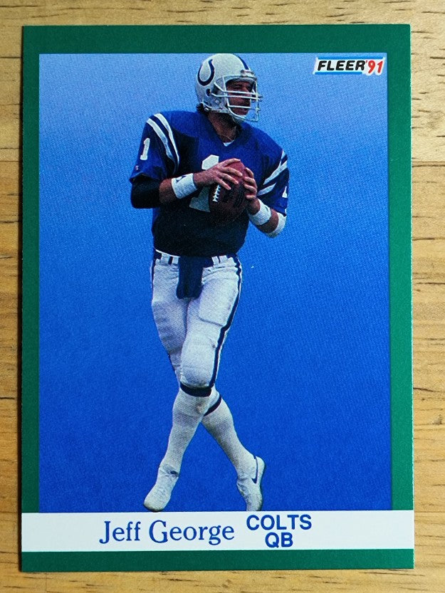 1991 Fleer #81 Jeff George