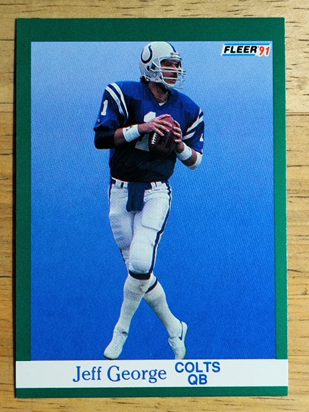 1991 Fleer #81 Jeff George