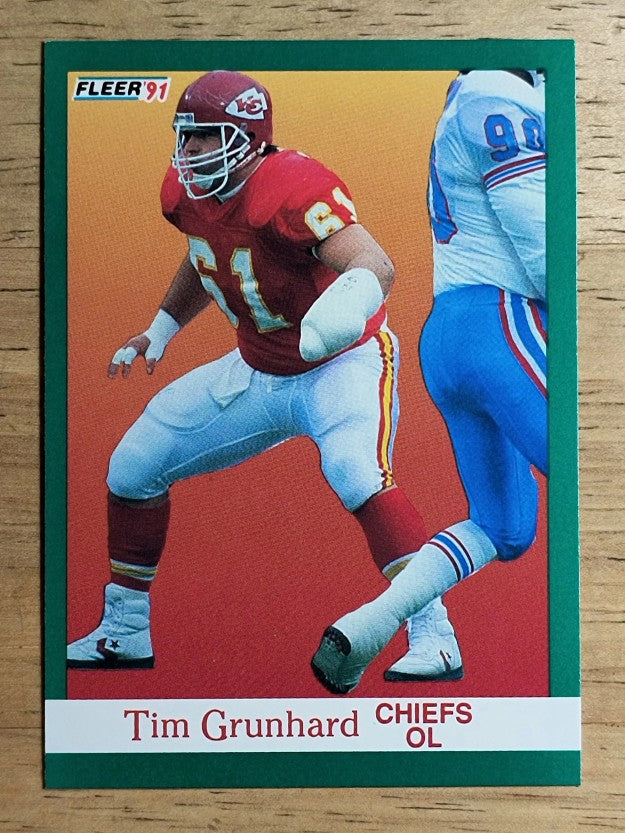 1991 Fleer #90 Tim Grunhard