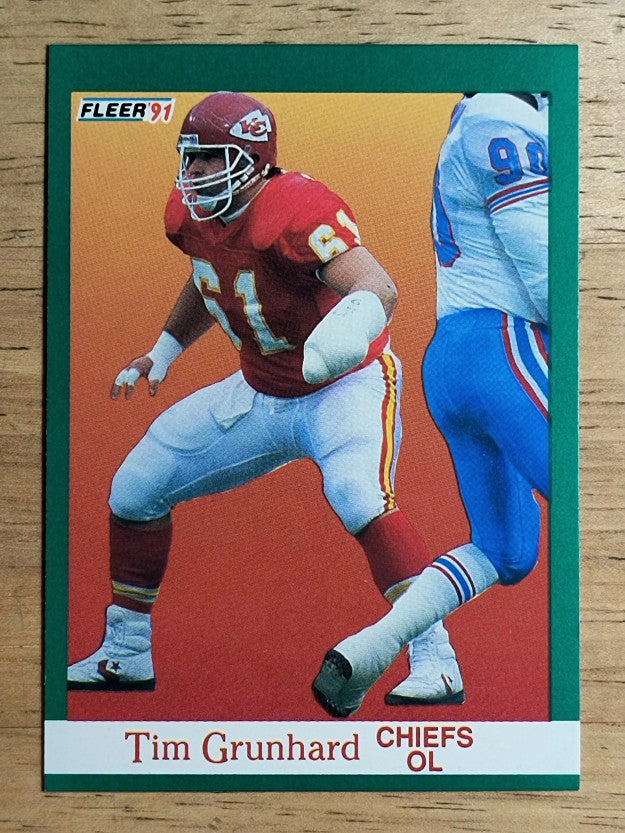 1991 Fleer #90 Tim Grunhard