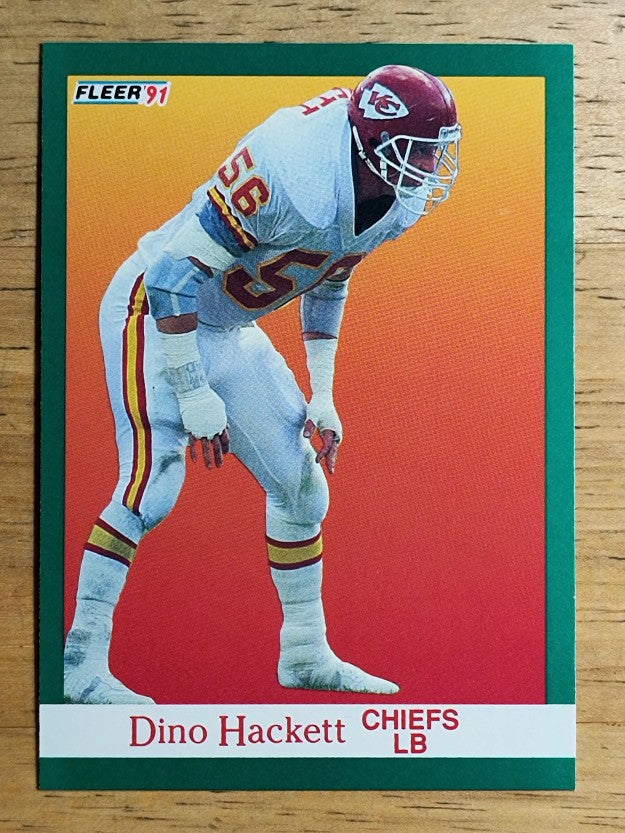 1991 Fleer #91 Dino Hackett