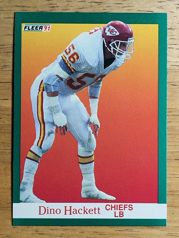 1991 Fleer #91 Dino Hackett
