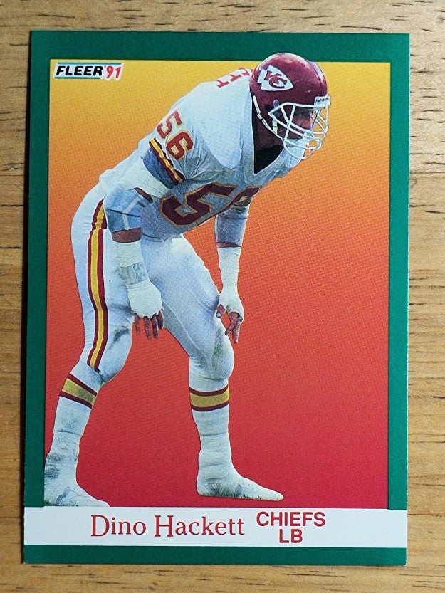 1991 Fleer #91 Dino Hackett