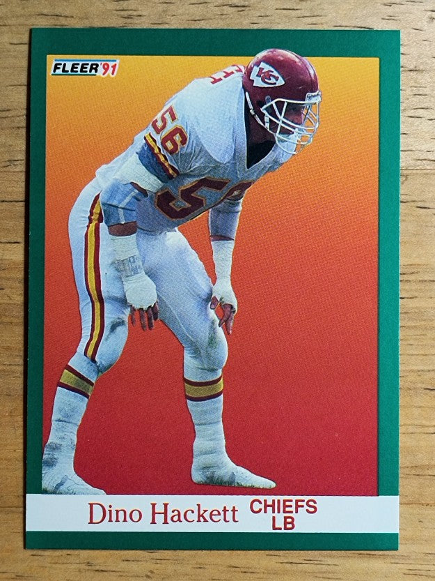 1991 Fleer #91 Dino Hackett