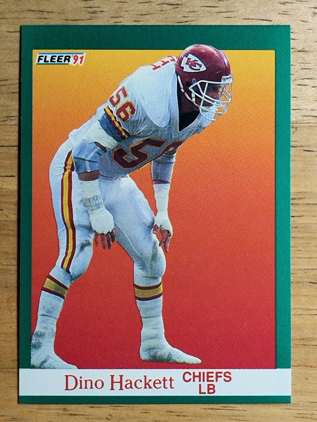 1991 Fleer #91 Dino Hackett